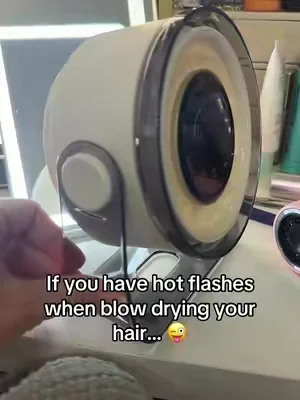 Its magical! #deskfan #hotflashes #perimenopause #menopause #turbofan 