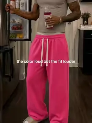 color goes crazy #pinkpants #baggyfit #baggypants #fyp #xybca 