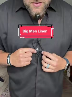 Can’t believe they have affordable linen shirts for big men! #dealsforyoudays #linenshirt #bigandtall 