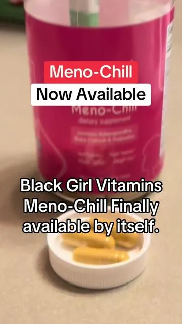 Menopause conversations shouldn’t stop once you reach postmenopause. 💜 I’ve been taking Meno-Chill for months, and it’s great to finally see it offered as a standalone product. #TikTokShopAffiliate #BlackGirlVitamins #MenoChill #PostMenopause #WomensHealth 