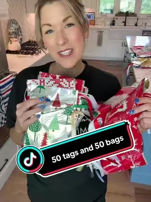 They're smart to start early - I got mine! #giftbags #christmasbags #christmaswrapping #christmasinjuly @QVC, Inc 