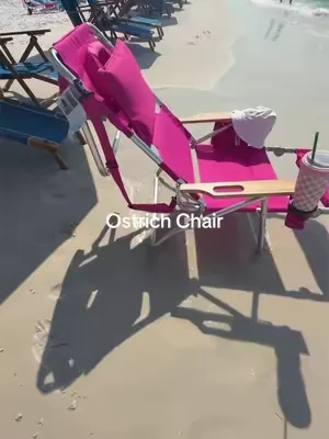 Light weight and so easy to carry! #ostrich #chair #foldingchair #beachchair #poolchair 