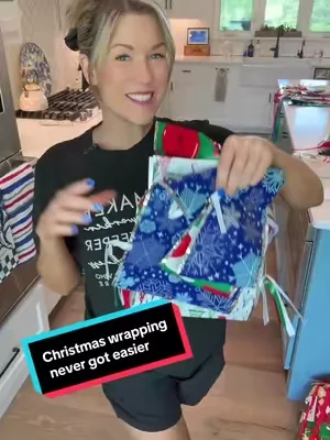 The BEST Christmas invention EVER saving moms sanity and time every year #christmashack #christmasbags #christmasinjuly #dealsforyoudays #qvc @QVC, Inc 