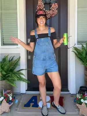 Overalls are always cute @Old Navy 