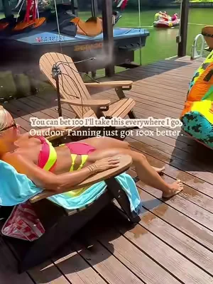 This standing mister is amazing! I take it everywhere! #standingmister #mister #tanning #outdoortanning #tan 