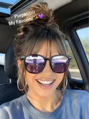These purple polarized shades hit different, full main character energy every time I put them on #eywearfashion #sunglasses #sunnies #polarizedsunglass #tiktokmademebuyit 