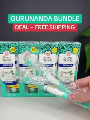 If you brush your teeth… stock up! #gurunanda #toothpaste 