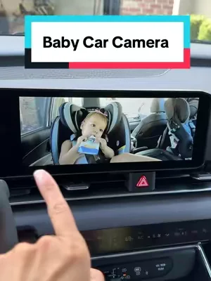 They now have baby car camera that connects to your Apple car play!!! ❤️ #babycarcamera #babycamera #newborn #babycarmonitor #babymonitor