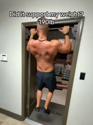 You can put this in any doorway #workout #onsale #athomeworkout #athomegym #pullupbar 