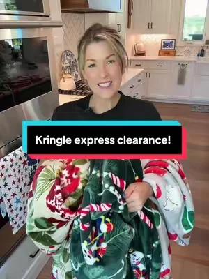 Clearance, close out deal on these Kringle express blankets! #clearance #blanket #christmasdeals #clearancefinds #qvc @QVC, Inc 