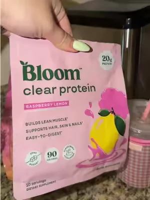 #bloom #clearprotein #proteinpowder #proteingoals #protein 
