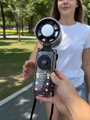 Beat the heat like a pro! 😎 Meet the Qawtor 2026 Refrigeration Turbo Fan, your perfect companion for staying cool on the go. This 5-in-1 fan goes wherever you do: handheld, neck, or desktop – ideal for travel, dorms, and office life. Get up to 12 hours of refreshing breeze from its 3600mAh battery and fine-tune your comfort with 199 levels of control and a digital display. Stay chill, shop now! #portablefan #turbofan #DealsForYouDays #AIGC #Moras