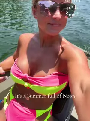 💕😱 @POPVIL SHOP US #swimsuit #swim #neonswimsuit #popvil 