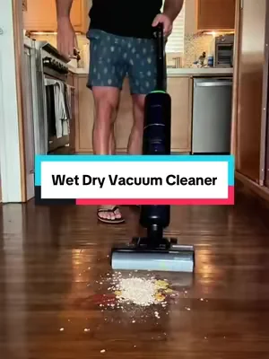 The Dreame Wet Dry Vacuum Cleaner vacuums and mops at the same time, helping you clean everyday dirt, dust, pet hair, and spills in a single pass. Its powerful suction, cordless design, and self-cleaning roller make it easy to keep hard floors looking their best without dragging out multiple cleaning tools. #dreame #wetdryvacuumcleaner #cleaninghacks #cleaningtools #DealsForYouDays 