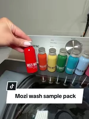 If you’ve been curious about Mozi Wash but couldn’t decide on a scent, this discovery set is the way to go. 🧺✨ You get to try all 9 fragrances before committing to a full size, and you might end up loving one you never would have picked! #MoziWash #LaundryTok #LaundryDetergent #CleanTok #TikTokShopFinds 