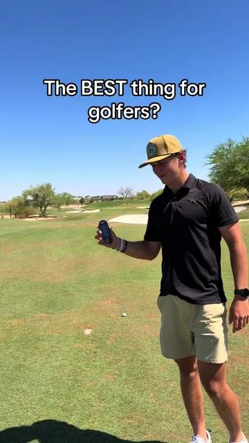 Speaker + handheld range finder @MileseeyGolf #golfcourse #golf #golfer #golfing #trending 