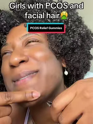 I’ve been using the PCOS Relief Gummies and my skin is beautiful and glowing with minimal facial hair growth plus my cycles have been lighter!  #pcos #chinhairs #blackgirlvitamins #summeressentials #dealsforyoudays 