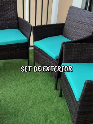 un set para tu exterior que parece que vale mucho más de lo que aparenta🛝🌴☁️ #DealsForYouDays #summerwins #TikTokShopDealsforYouDays #setdepatiode3piezas #mueblesdeexterior UDPATIO 4-Piece Patio Furniture Set with Cushions & Coffee Table, Hand-Woven PE Wicker Rattan Chairs for Garden Backyard Pool Tanning Gazebo, Ergonomic Outdoor Patio Set Patio Conversation Set,outdoorfurnitureset