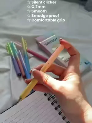 You know when you write with a pen and it feels so smooth and satisfying these are exactly that. #stationary #backtoschoolshopping #dealsforyoudays #gelpens #officesupplies 