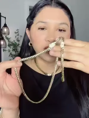 Set estilo Mónaco #necklace #tiktokshopcreatorpicks #goldplatedjewelry #cubanlink 