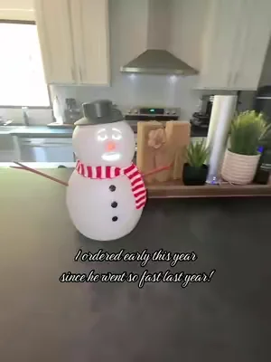So excited to display Frostbyte this year for Christmas! #christmasdecor #animatedsnowman #frostbyte #snowman #christmascheer 