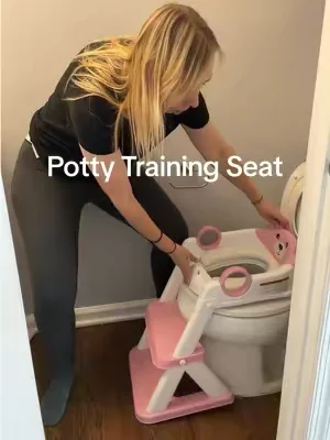 The Babybond foldable potty is a great over the toilet potty training seat. My kids both love this!