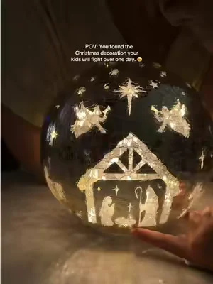 Some Christmas decorations never go out of style. ✨🌟 #ChristmasDecor #ReasonForTheSeason #Nativity #HolidayHome 