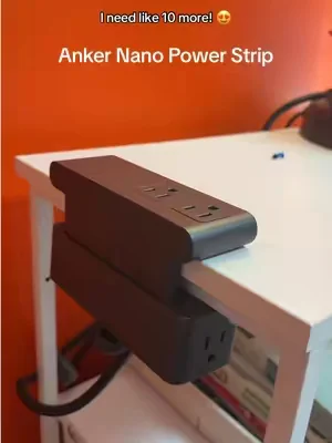 This Anker Nano Power Strip is so practical 😍