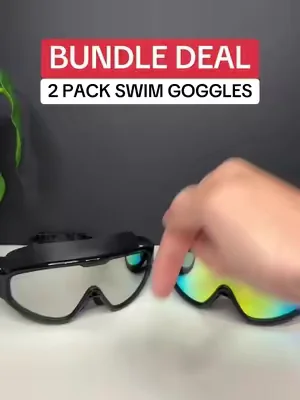 The ultimate pair of goggles and you get 2 pairs! #poolessentials #swimgoggles 
