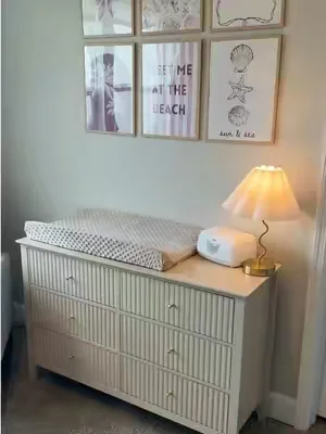 So affordable & such good quality 🙌🏼🤎 #bedroomdresser #dresser #6drawerdresser #nurserydecor 