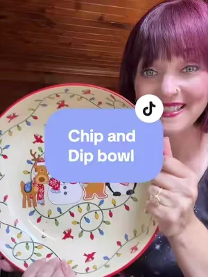 #chipanddip #chipbowl #servingbowl #christmasinjuly 