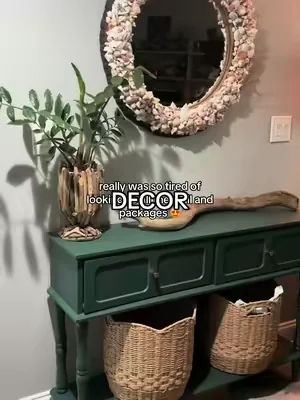 finally a place for all these packages with this really pretty and affordable piece of furniture 😍 #SummerVibes #DealsForYouDays #furniture #decor 