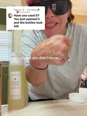 Replying to @🧚✨T1nkrBelle🥀✨❌ I literally have 3 bottles of it! #naturium #glowyskin #bodycare #SelfCare #body 