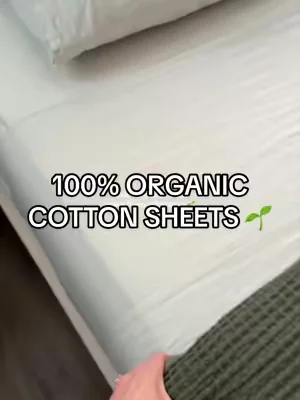 it’s no wonder everyone’s buying these! 100% organic cotton sheets 