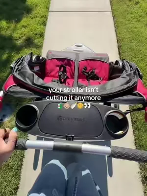this is actually the ultimate double stroller 👏🏼👶🏼 #stroller #doublestroller #momsof2 