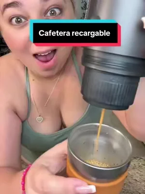 La cafetera recargable #creatorsearchinsights #DealsForYouDays #tiktokshopcreatorpicks #tiktokshopstockup #coffeemaker 