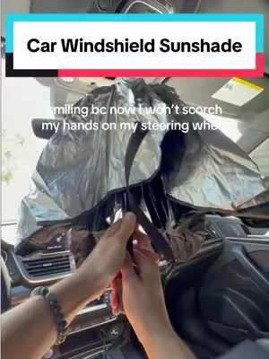 A hot car necessity for summer 🙂‍↕️#windshieldsunshade #sunshade #caraccessories #summeressentials #carsunshade