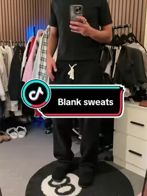 Blank sweatpants for the low. #baggysweatpants #sweatpants #affordable 