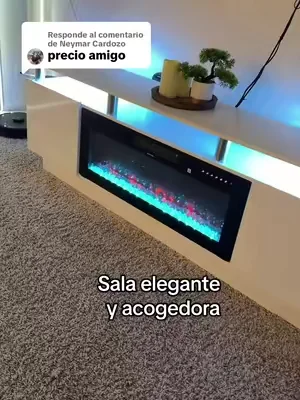 Respuesta a @Neymar Cardozo Sala elegante y acogedora #Home #tvstand #tiktokshop #homedecor #parati 