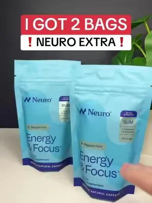 I had to get 2 when I saw it 😳 #neurogumextrastrength 