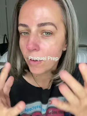 @Prequelskin prep before makeup makes all the difference. #makeupprep 