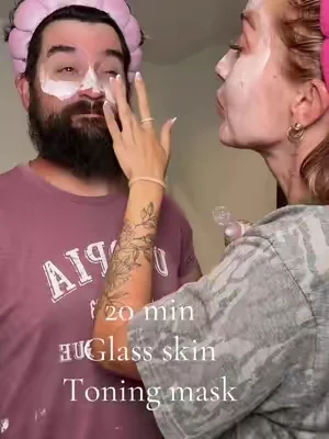 Our skin feels sooo good 