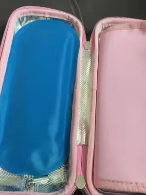 Insulin Cooler Travel Case with built-in temperature display keeps medication safely cooled on the go. Includes reusable ice packs and organized storage for pens and vials. 🩷 #TikTokMadeMeBuyIt #InsulinCooler #DiabetesAwareness #TravelEssentials #MedTech