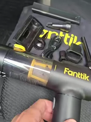 Your car is full of crumbs, pet hair, and dust in every tight spot until this slim vacuum sucks it all up fast and easy 🚗✨ This Fanttik Slim V10 Mix Cordless Car Vacuum is a 4-in-1 powerhouse. Strong suction for seats and floors, high-velocity air duster for vents and crevices, lightweight design, smart LED battery display, and multiple attachments. Perfect for quick car detailing or home use. No cords, no mess, and way more powerful than cheap handhelds. If your truck or car stays dirty from daily life, this tool will keep it fresh in minutes. Drop a 🚗 if you need this! Tap the orange cart 🛒 #CarVacuum #CordlessVacuum #CarDetailing #AirDuster #AutoAccessories 