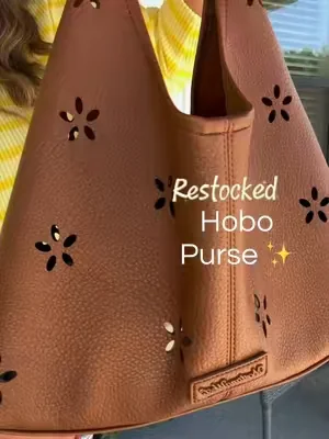 My most Complimented purse is back after months! 🌸🤎 @Rustic Charm Bootic #slouchybag #purse #hobobag   