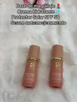 Base de Maquillaje 4 en 1 con SPF 50 Acabado Natural base ligera skin tint serum con color tono medio piel uniforme hidratante spf 50 #tiktokcreatorpicks #DealsForYouDays #ForeverBloom #BaseDeMaquillaje #SkinTint