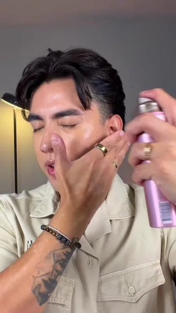 El nuevo lanzamiento de @ONE SIZE BEAUTY setting spray con bronceado incluido #storytime #review #beautytips 