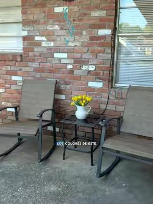 Hermoso set de patio de un material de excelente calidad #patioset #outdoorchair #tiktokshopcreatorpick #dealsforyoudays #summerwins @Walsunny Furniture 