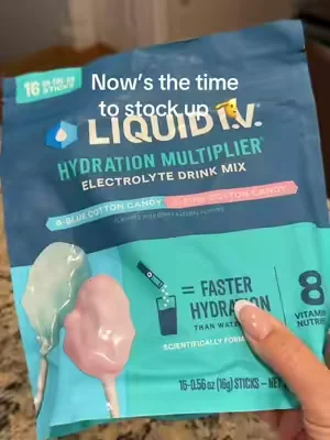 Major liquidity IV deal!!  Price is valid today only! July 2nd!  #tiktokshopcreatorpicks #liquidiv #hydration #cottoncandy 
