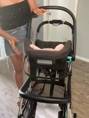 Una forma fácil de trasportar tu catseat #baby #stroller #mamaprimeriza #carrier #dealsforyoudays 
